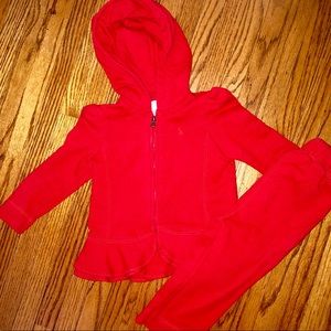 COPY - Red Ralph Lauren 12 Month Sweatsuit